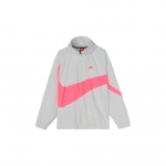 Nike Big Swoosh poolzipiga jakk meestele &Uuml;ler&otilde;ivad Valge AJ1404-122 L