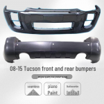 Hyundai Tucson 06-09 Eesmised ja tagumised kaitserauad ja &uuml;mbrised Unpainted - Rear Bumper