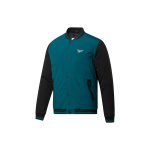 Reebok Classics V&auml;rviplokkide Baseball-kraega Vabaaja Jakk Meeste &Uuml;ler&otilde;ivad Roheline GU5748 M