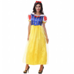 Halloweeni Lumivalgekese kost&uuml;&uuml;m t&auml;iskasvanutele Maskeraadi esinemiskost&uuml;&uuml;m Printsessi kleit Lavakost&uuml;&uuml;m Seelikutoetuskomplekt One size
