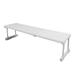 Laiendatav kapiriiuli korraldaja Reguleeritav ruumis&auml;&auml;stlik riidekapi valamu pingutusriiul 24 cm laiune 22 cm k&otilde;rgune Length 67-88cm / 26.4-34.6in