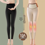 Women's High-Waist Thermal Leggings with Cashmere & Silk L