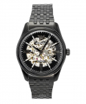Emporio Armani Roostevabast Terasest Must Skelett-Tahvliga Automaatne AR60093 Meeste Kell must