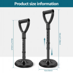 Mobility Tool Standing Aid Device Adjustable Standup Helper to Help Get Up from Floor and Ground Metal Senior Lift Assist Device 44-54cm