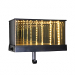 1/2 tk LED valgustusega auto garaaži v&otilde;tmehoidja seinale kinnitatav peegel garaaži v&otilde;tmehoidja kodu kontori sissep&auml;&auml;su dekoratiivne v&otilde;tmenagi riiul 1pc