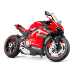 Valatud Pihustus 1/7 Ducati Superleggera V4 Supermootorratta Mudeli Kogu Miniatuurne Auto Kaunistus Poiss-s&otilde;bra Kingitus M&auml;nguautoga punane