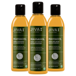 Jiva Massagol Ajurveeda massaaži&otilde;li 120 ml Pakk 3 tk Nahale, Lihastele, Vereringele ja Noorendamiseks