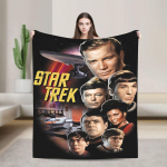 Stars Treks Grupid Super Soojad Tekid Starfleet Film Reisi Pl&uuml;&uuml;svisketekk Diivanitool Flanell Voodikate Diivanvoodi Kate 30x40in