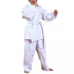 Karate komplekt treeninguks ja v&otilde;itluseks &Uuml;laosa ja Valge lastele ja t&auml;iskasvanutele 3-osaline Klass, Kunstid, P&uuml;ksid, V&ouml;&ouml;, (Lapsed, L) valge