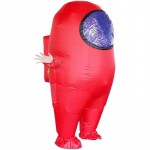 Halloweeni astronaut t&auml;ispuhutav cosplay libahundi kost&uuml;&uuml;m Child punane
