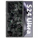Luksuslik s&uuml;sinikkiust tekstuuriga MagSafe &uuml;mbris Samsung Galaxy S25 S24 S23 S22 Plus Ultra sulamist objektiivi p&otilde;rutuskindlale &uuml;mbrisele S25 roheline