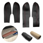 For Honda Civic 8th Gen Sedan 2006 2007 2008 2009 2010 2011 only 4 doors Car Door Handle Panel Armrest Microfiber Leather Center Black-Black