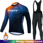 Maanteerattad Jalgrattas&otilde;it Talvine S&auml;rk Termiline GIANT Rattasport M&auml;gi Fliis Spordir&otilde;ivaste Komplekt Mehed Mees Pikkade Varrukatega 2026 Meeste S&auml;rk R&otilde;ivad Asian size - 4XL