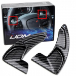 Twill-kudumusega Carbon stiilis roolilabidad Dodge Challengerile ja Chargerile