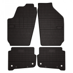 Dywaniki samochodowe gumowe do: Seat Ibiza III 6L hatchback (2002-2008) - czarne, dopasowane