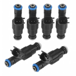 6 tk k&uuml;tusepihustit 4 auguga 0280155784 Jeep Cherokee Grand Cherokee Wrangler 4.0L Dodge Ram 1500 2500/3500 Van 5.2L 1999-2004 jaoks