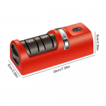 L&otilde;ikuri teritaja Elektriline Elektriline l&otilde;ikuri teritaja Kiireks poleerimiseks Kiirpoleerimist&ouml;&ouml;riist K&auml;&auml;rde teritamiseks Kodune AS SHOW punane