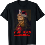 Vlad Tepes alates 1431 Dracula Vampiir Transilvaania Vampiirid T-s&auml;rk S mitmev&auml;rviline