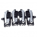 4 or 8 Pcs Outside / ide Car Door Handle Front Rear Left Right For Hyundai Sonata 2.0L 2.4L 2011 2012 2013 2014 Chrome Black Inside Kit