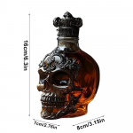 Viskipudel Kolju Dekoratsioon Alkohoolija Dispenser Skelett Viski Veinipudel Skulptuur Bourboni Viina Br&auml;ndi Pulmapeo jaoks