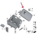 BMW X3 F25 2011- 2017 kindalaeka luugi katteks Armatuurlaua kindalaeka luugi kate 51166839000 J&auml;relturu Must Esiosa China Mainland