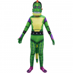Poiste T&uuml;drukute Fnaf &Otilde;uduskaru Rohelise Prindiga Kombinesoon Mask Saba Riietus Lastele J&otilde;uludeks Halloweeni Cosplay Kost&uuml;&uuml;m 120cm roheline