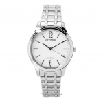 Citizen Elegantsus Roostevaba teras Valge sihver Eco-Drive EM0411-71A Naiste k&auml;ekell