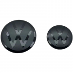 VOLKSWAGEN VW 2026 jaoks Uus 2 tk Esi- ja Tagumine Embleem VW Golf 6/Golf 7/Golf 7.5/Golf 8 jaoks Ei m&otilde;juta ACC-d Muudetud Must Silt F GOLF 7 (MK7)