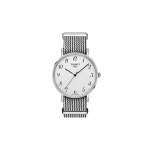 TISSOT Meishi kollektsioon Kvartsmehhanism 30m veekindlus Meeste kellad Kell 38mm H&otilde;bedane sihverplaat T109.410.18.032.00 Silver Dial