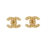 Chanel Klassikaline Logo Topelt C Metallist Kivist K&otilde;rvar&otilde;ngad Naiste k&otilde;rvar&otilde;ngad AB8917-B08682-NJ334 Box+Padding Board,F,Gold