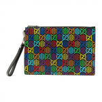 Gucci ps&uuml;hhedeelse v&auml;rvilise logoga l&otilde;uendi ja nahast kandekott Meeste kotid Must mitmev&auml;rviline 601087-H20BN-1058 Box(Basic Set+Box)