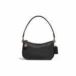 Coach Swinger 23 &Uuml;hev&auml;rviline Vabaaja Nailonist K&auml;ealune Kott Mahjongikott Crossbody &Otilde;lakott Keskmine Naiste kotid Must C1982-B4BK Basic Set (Bag+Dust Bag)
