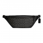 Coach League 41 Klassikaline Monogrammiga T&otilde;mblukuga Crossbody Kott Meeste kotid Must CC073-MI5 Basic Set (Bag+Dust Bag)