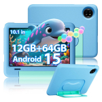Blackview Tab 20 laste tahvelarvuti Android 15 10,1-tolline 4 GB RAM 64 GB ROM 6600 mAh aku Tahvelarvutid sinine