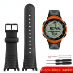 SUUNTO VECTOR kummist kellarihma asendus silikoonist Meeste kellarihm Pandlaga lisatarvikud S&ouml;&ouml;tmist&ouml;&ouml;riist kruvivarras 0mm must