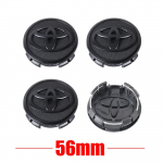 2026 Uus Toyota jaoks 4 tk 56/62 MM Toyota auto veljekatted TRD Corolla Aygo Camry Yaris Rav4 logoga embleemi asendusvelg H For Toyota
