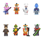 Mini Tellised Bonnie Kaunistus Kokkupandavad Plokim&auml;ngud Kuju Chica Foxy Karu Freddy Fazbear M&auml;nguasi Tarvikud Peo Kingitused