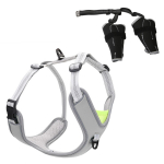 Koera P&otilde;lvetugi Tagajalale | Reguleeritav Stabiliseeriv Toetus - Rehabilitatsioon, Artriit ACL | Helkurribadega Koerte Tugi-rakmete Komplekt For chest 41-60cm