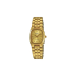 Casio STANDARD Seeria ENTICER Seeria Lihtne Moodne Ruudukujuline Kell &Auml;ri Kvartsmehhanism Roostevabast Terasest Rihm Jaapani ja Korea LTP-1169N-9ARDF kuld