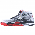 Nike Flight Legacy Tindi Draakoni Peidetud Keskmise k&otilde;rgusega Vintage Korvpallijalatsid Unisex Valge Punane Must BQ4212-100(Team168-) 43