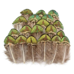 Looduslikud V&auml;ikesed Kuld Paabulinnusuljed Ehtevalmistamiseks Looming K&auml;sit&ouml;&ouml; 3-7cm Isetegemise K&auml;sit&ouml;&ouml;tarvikud Sulg Karnevali Sulgedega 100pcs beige