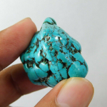 NATURAALNE Arizona T&uuml;rkiis 100 ct L&otilde;ikamata Toores SERTIFITSEERITUD Lahtine V&auml;&auml;riskivi Kingituseks 33 mm Approx. sinine
