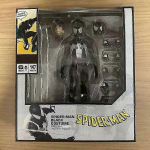 2026 16cm Mafex Must &Auml;mblikmees Tegevuskuju PVC Liigutatav Kogumismudel M&auml;nguasjad Maf 147 Venom &Auml;mblikmees Peter Kuju Mudel Kingitus
