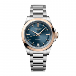 LONGINES Concas Yuedong seeria automaatne mehaaniline liikumine 100 meetrit veekindel &Scaron;veitsi kell 34 mm sinine sihver roostevabast terasest rihm L3.430.5.92.6 sinine