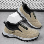Talvised v&auml;li-sneakerid meestele, mood, m&uuml;&uuml;k, peale libistatavad platvormiga spordi-jooksujalatsid, kerged, libisemiskindlad meeste matkajalatsid, masculino 35 khaki