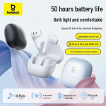 Baseus BS1 2025 AI Traadita ANC Poolk&otilde;rvaklappide Bluetooth-k&otilde;rvaklapid