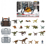 Mattel Jurassic Uued Valitsejad Advendikalender 2022 30 Minifiguuri ja HHW24 Maailm [Ainult veebis] [Sisaldab osi] [Dinosaurusm&auml;nguasi] [Alates 3 eluaastast]