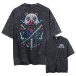 Meeste Happeline T-s&auml;rk Streetwear &Uuml;lem&otilde;&otilde;duline Anime Graafiline T-s&auml;rk Suvine Pesemist Must T-s&auml;rk Harajuku Puuvillased T-s&auml;rgid Topid S