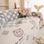 Paks Chenille Bež Diivanikate Diivanitekk Lihtne Padi Ins Tuuleliivane Karvane R&auml;tik Moodne L&otilde;unategu Diivanir&auml;tik 180x130cm