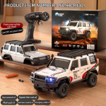 HB R4301 2.4G RC Maastikuklappauto APP-juhtimine Nelikvedu Driftiauto Laste Elektriline M&auml;nguasi Mudel Kahe Autokerega black